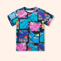 Kid Boys Animals Cartoon Print Tops Wholesale 250403115