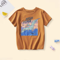 Kid Boys Letters Cartoon Print Tops Wholesale 250403116