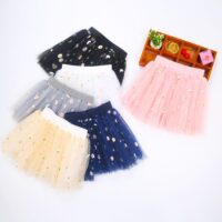 Kid Girl Embroidery Daisy Flower Mesh Skirt Wholesale 9111746