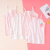 Kid Girls Striped Letters Love heart Polka dots Cartoon Print Tank Tops Wholesale 22060848