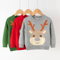 Kid Unisex Letters Animals Car Crochet Print Christmas Sweaters Wholesale 65647653