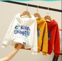 Kid Unisex Letters Cartoon Print Hoodies Swearshirts Wholesale 220914408