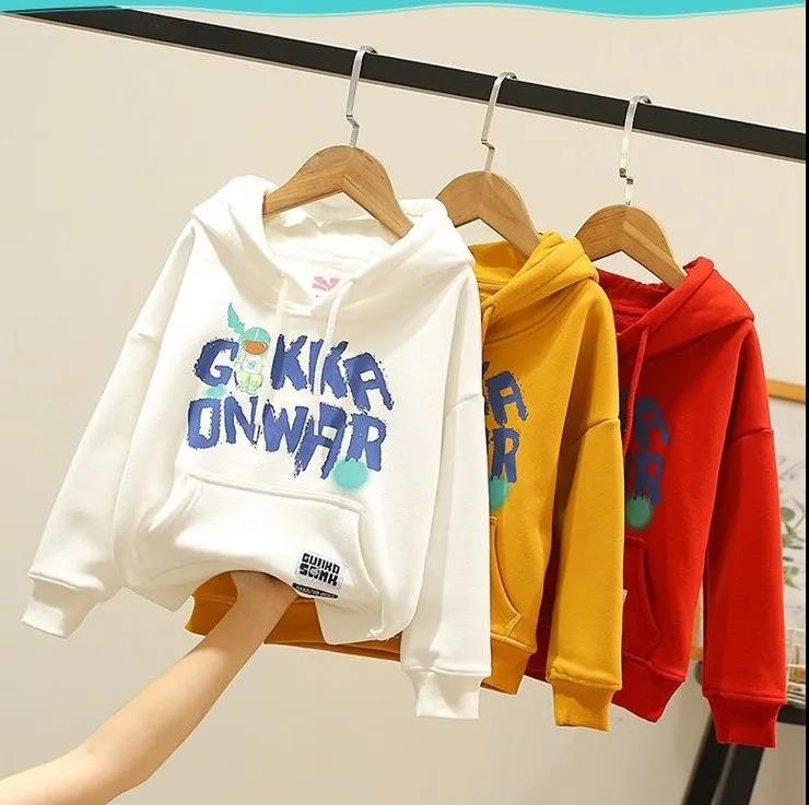 Kid Unisex Letters Cartoon Print Hoodies Swearshirts Wholesale 220914408