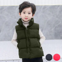 Kid Unisex Solid Color Vests Waistcoats Wholesale 221107465