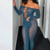 Lingerie Bodystocking Leopard Print Pure Desire Sexy One-Piece Seductive Sleepwear