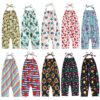 Little Girl Fruit Print Halter Jumpsuit Wholesale 5809048