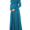 Maternity Clothing Off Shoulder Long Sleeve Maternity Dress