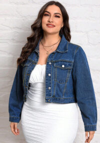 Plus-Size Women Denim Top