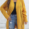 Plus Size Women Hollow Casual Jacket