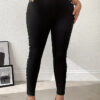 Plus Size Women Solid Pants