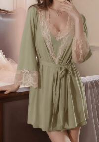 Plus-Size Women Strapless Backless Crossover Nightdress