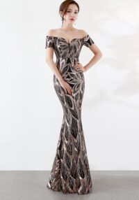 Sequins Sweetheart Mermaid Evening Dress