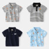 Sumer Animal Print Kid Boy Polo Shirt Wholesale 4697638