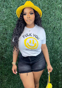 Summer Printed Casual Short-Sleeved Women's T-Shirt