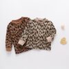Toddler Kid Girl Leopard Pullover Wholesale 15304792