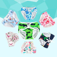 Unisex Animals Cartoon Print Beach Swimwears Wholesale 22060615