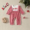 Wholesale 0-12M Baby Girls Christmas Tree Long Sleeve S