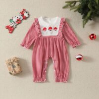 Wholesale 0-12M Baby Girls Christmas Tree Long Sleeve S