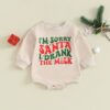 Wholesale 0-18M Baby Christmas Letter Print Long Sleeve