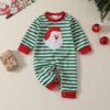 Wholesale 0-18M Baby Girls Santa Long Sleeve Jumpsuit C