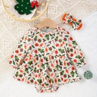 Wholesale 0-18M Baby Thanksgiving Halloween Printed Lon