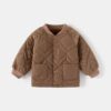 Wholesale 18M-6Y Toddler Boys Fleece Pockets Solid Colo