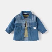 Wholesale 18M-6Y Toddler Boys Lapel Denim Jackets Whole