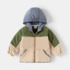 Wholesale 18M-6Y Toddler Boys Polar Fleece Colorblock H
