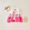 Wholesale 18M-6Y Toddler Girls Plush Fur Coats & Jacket