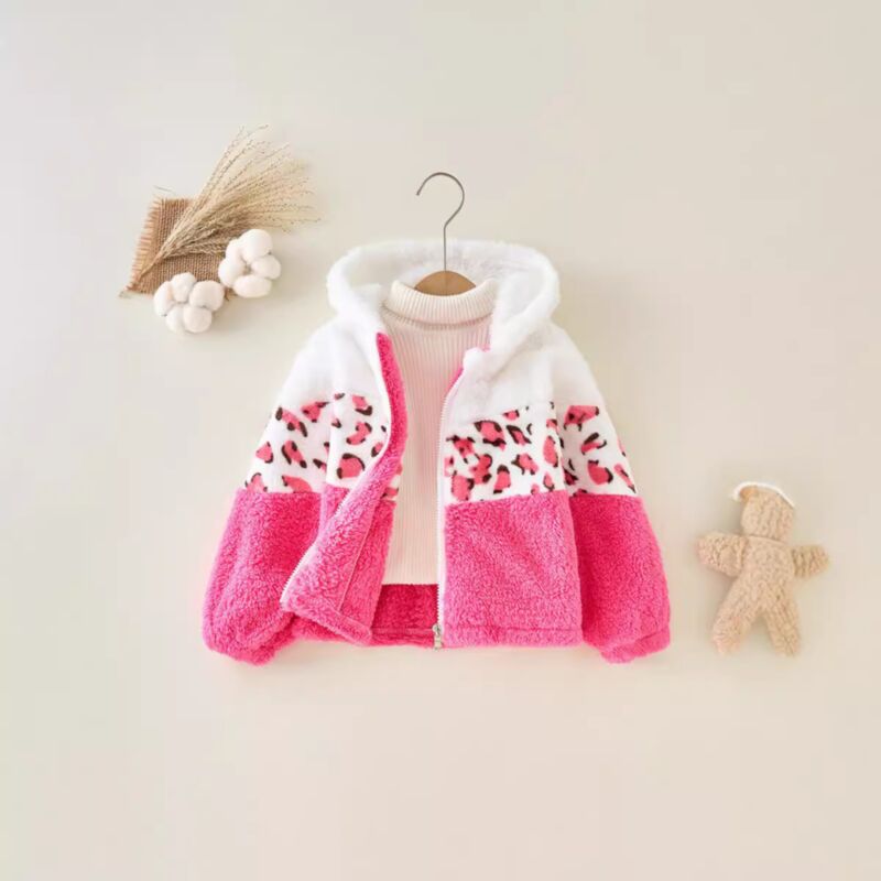 Wholesale 18M-6Y Toddler Girls Plush Fur Coats & Jacket