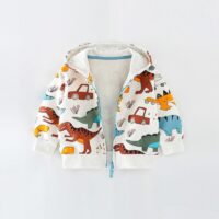 Wholesale 18M-7Y Toddler Boys Cartoon Casual Hooded Swe