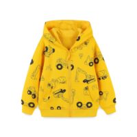 Wholesale 18M-7Y Toddler Boys Cartoon Printed Zipper Sw