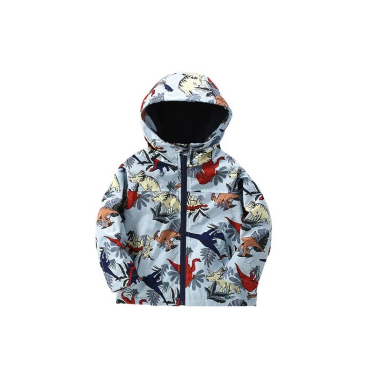 Wholesale 18M-7Y Toddler Boys Dinosaur-Printed Hooded Z