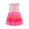 Wholesale 18M-7Y Toddler Girls Cartoon Patch Round Neck