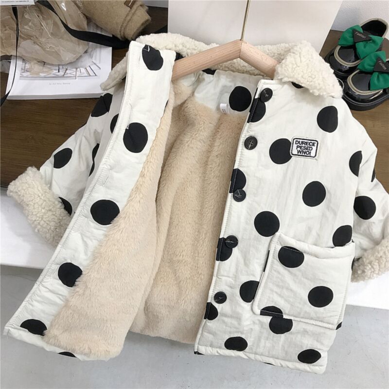 Wholesale 18M-7Y Toddler Girls Mid-Length Polka Dot Pad