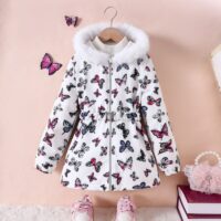 Wholesale 2-7Y Autumn And Winter Cartoon Hooded Thicken