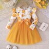 Wholesale 2-7Y Toddler Clothes for Girls Long-Sleeved M