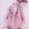 Wholesale 2-7Y Toddler Girls Autumn And Winter Ruffled