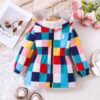 Wholesale 2-7Y Toddler Girls Plaid Hooded Jackets & Coa