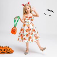 Wholesale 2-8Y Kids Girls Cosplay Dress Suspenders Hall
