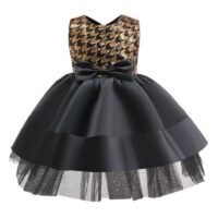 Wholesale 2-8Y Kids Girls Halloween Sequined Tulle Prin