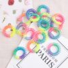 Wholesale 20-Pack Colorful Elastic Telephone Line Hair