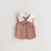 Wholesale 3-18M Baby Girls Knitted Lapel Cardigan Sweat