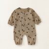 Wholesale 3-18M Baby Girls Polka Dots Button Jumpsuit W