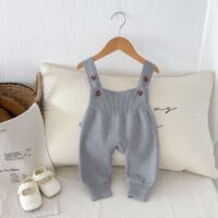 Wholesale 3-18M Baby Knitted Trousers Solid Color Jumps