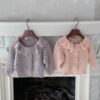 Wholesale 3-18M Baby Lotus Leaf Collar Crochet Sweater