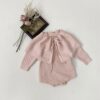 Wholesale 3-18M Baby Shawl Cutout Knit Sweater Wholesal