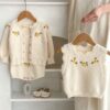 Wholesale 3-24M Baby Cotton Knitted Embroidered Three-P