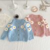Wholesale 3-24M Baby Daisy Embroidered Cardigan Sweater