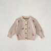 Wholesale 3-24M Baby Floral Jacquard Knit Cardigan Swea